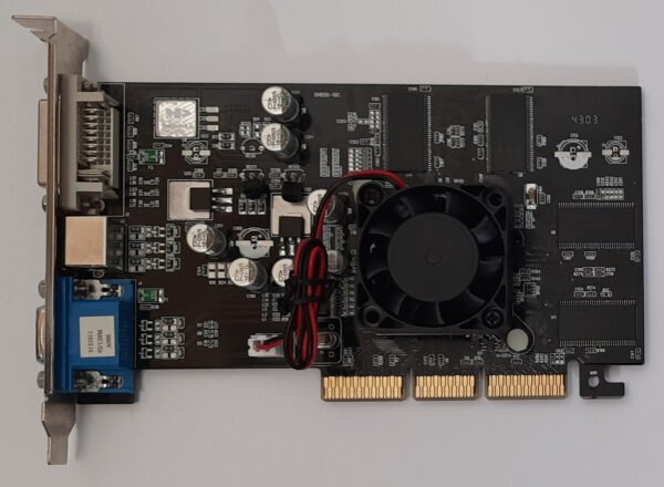 Manli A900 AGP Grafikkarte (ATI Radeon 9200, 128MB, retro, 2003)