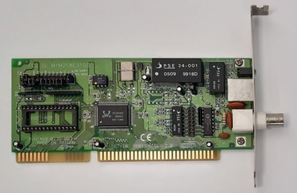 Katron ET16/P-D2 ISA Netzwerkkarte (Realtek RTL8019AS, BNC, RJ45, retro, 1999)
