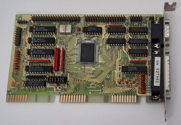 UMC TK-82C862-2J-D11 ISA Multi-I/O IDE Floppy Controller (retro, 1991) - Image 2