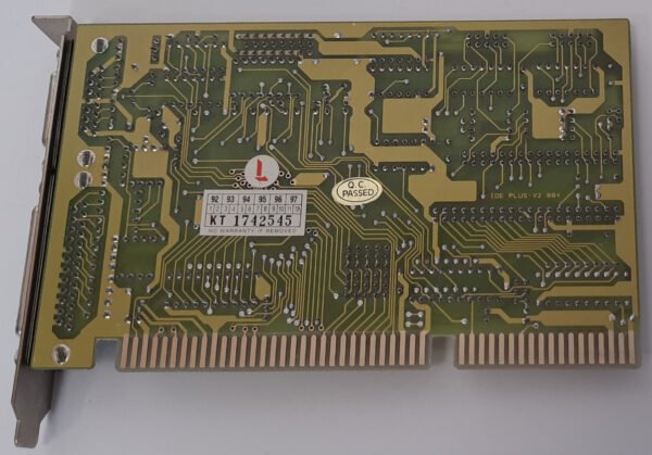 Kentech IDE-PLUS V2 Multi-I/O IDE Floppy ISA Controller (ACER M5105, retro,1992) - Image 4