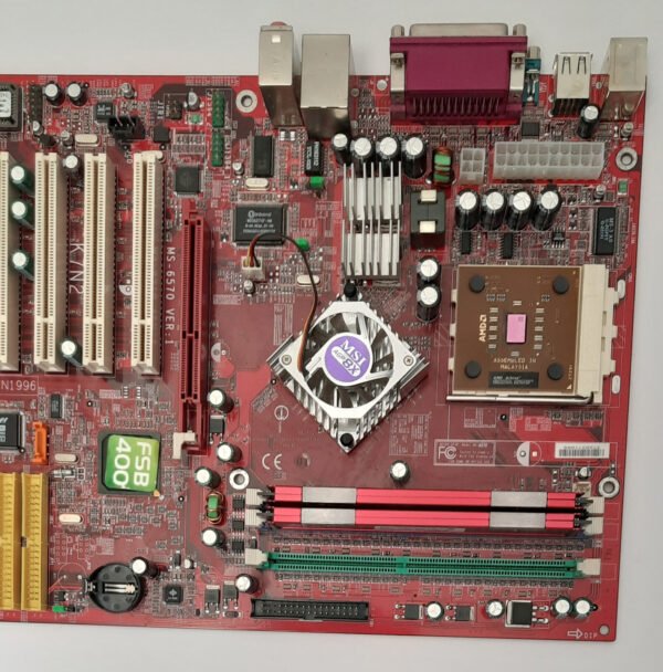 MSI K7N2 Sockel A AGP retro Mainboard + AMD Athlon XP 2200+ + 2GB RAM - Image 3
