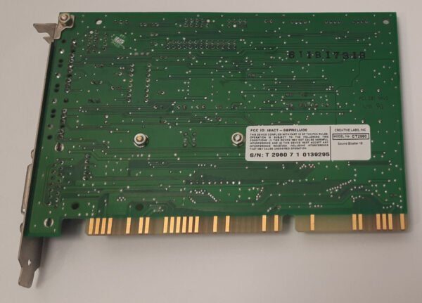 Creative Sound Blaster 16 Prelude ISA Soundkarte (CT2960, retro, 1995) - Image 3