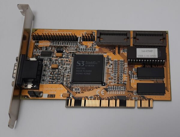 FIC 1stGrafx-65MP PCI Grafikkarte (S3 Trio64V+, 86C765, 1MB, retro, 1996) - Image 2
