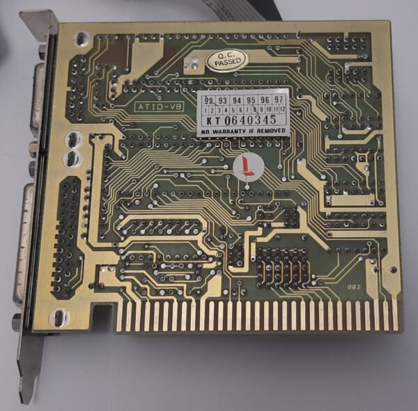 ATIO-V8 ISA 8-bit Multi-I/O Controller (1992, COM, LPT, RS-232, parallel, retro) - Image 4