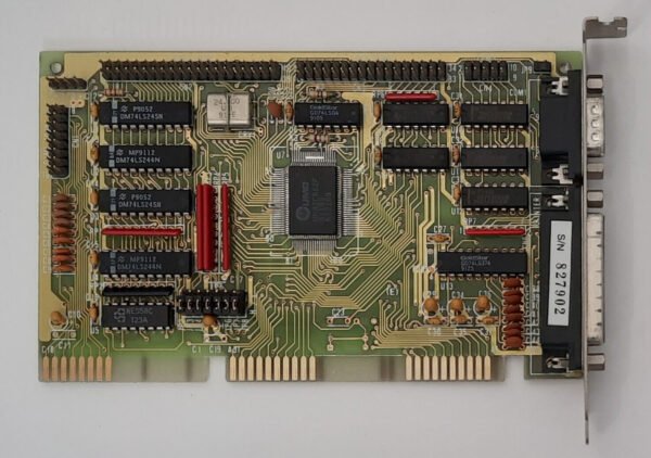 UMC TK-82C862-2J-D11 ISA Multi-I/O IDE Floppy Controller (retro, 1991)