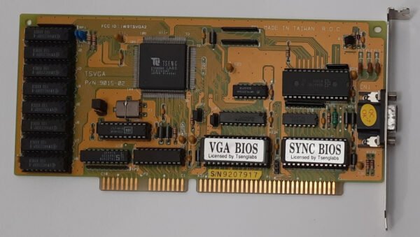 Datamatic TSVGA2 ISA Grafikkarte (9015-02, ET4000AX, 1MB, retro, 1991)