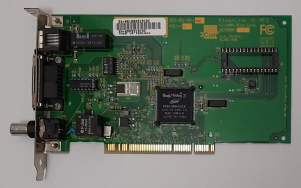 3COM EtherLink XL PCI 3C900B Combo Netzwerkkarte (BNC, RJ45, retro, 1998)