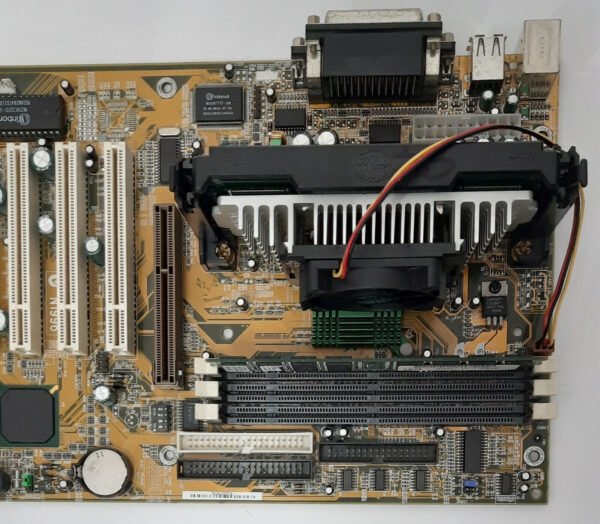 MSI MS-6119 Slot 1 ISA retro Mainboard + Intel Pentium II 350MHz + 128MB SD-RAM - Image 3