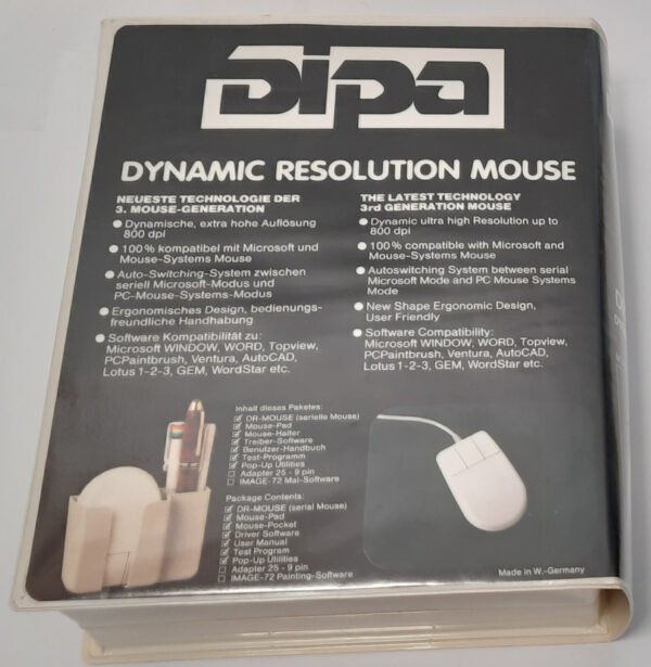 DIPA DR-Mouse (RS-232, serielle Maus, retro, OVP, NOS) - Image 9