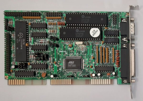 ACT MIO-PLUS MKII Multi-I/O IDE Floppy ISA Controller (retro, 1992)