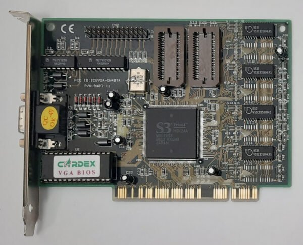 Gainward Cardex GW407A PCI Grafikkarte (S3 Trio64, 86C764X, 1MB, retro, 1996)