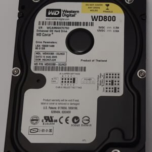 Western Digital WD Caviar WD800 IDE Festplatte (80GB, retro, 2005)