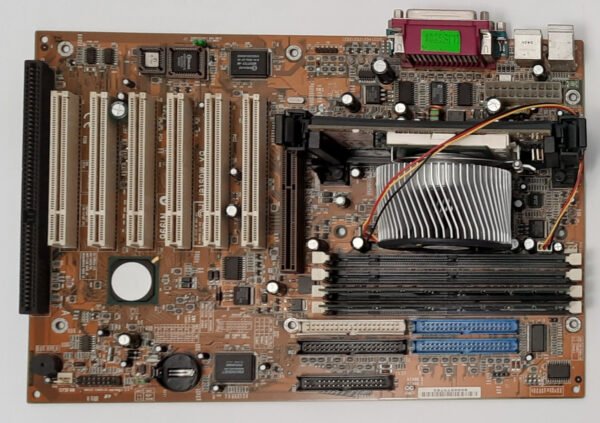 MSI BX Master Slot 1 ISA AGP retro Mainboard + Intel Celeron 1100MHz + 256MB RAM