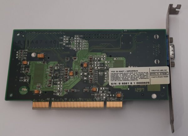Creative CT6381 PCI Grafikkarte (CL-GD5464, Laguna3D, 4MB, RAMBUS, retro, 1997) - Image 4