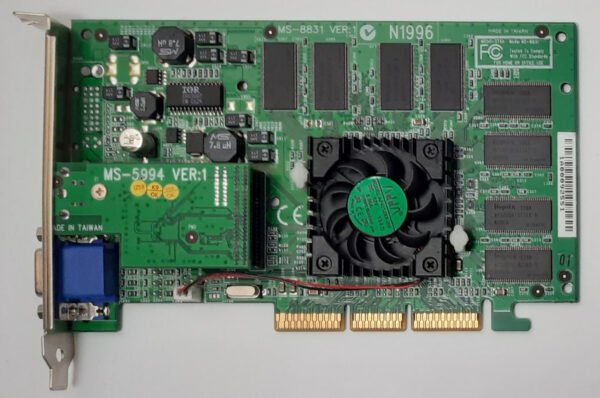 MSI StarForce 64 AGP Grafikkarte (MS-8831, GeForce2 GTS, 64MB, retro, 2001)