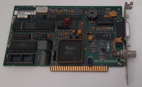 3COM Etherlink II 8-bit ISA Netzwerkkarte (3C503, ASSY#2227, BNC, retro, 1990) - Image 2