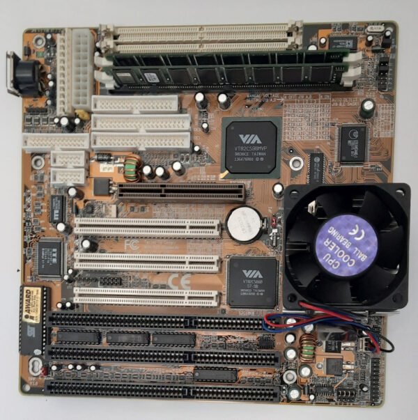 Shuttle HOT-591P Super Sockel 7 ISA AGP Mainboard + AMD K6-2 400MHz + 256MB RAM - Image 2