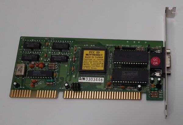 Trident 9016X2/4 LT2 REV. BD ISA Grafikkarte (TVGA9000B, 512KB, retro, 1992) - Image 2
