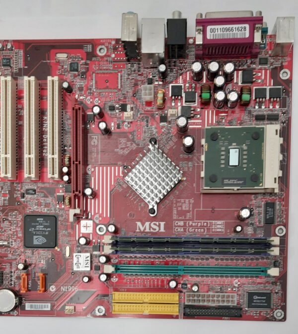 MSI K7N2 Delta 2 Sockel A AGP retro Mainboard + AMD Athlon XP 3000+ + 2GB RAM - Image 3