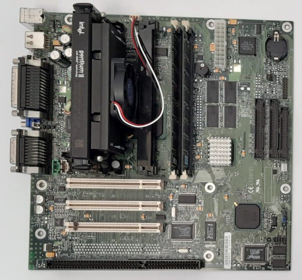 Intel RC440BX Slot 1 AGP ISA retro Mainboard + Pentium II 350MHz + 128MB SD-RAM