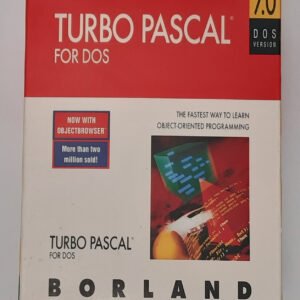 Borland Turbo Pascal 7.0 für DOS (3.5" Disketten, retro, OVP, boxed, 1993)