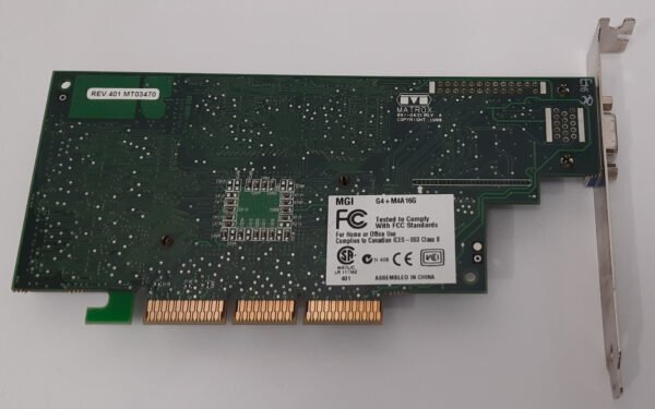 Matrox Millennium G400 AGP Grafikkarte (G4+M4A16G, 16MB SG-RAM, retro, 1999) - Image 4