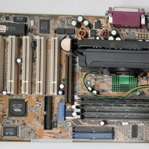 ASUS P3V4X Slot 1 AGP ISA retro Mainboard + Pentium III 667MHz + 384MB SD-RAM