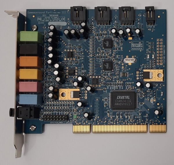 Hercules Fortissimo III 7.1 PCI Soundkarte (Crystal CS4624, 2002, OVP) - Image 2