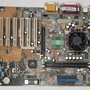 ASUS A7V-E Sockel A AGP retro Mainboard + AMD Athlon 900MHz + 256MB SD-RAM