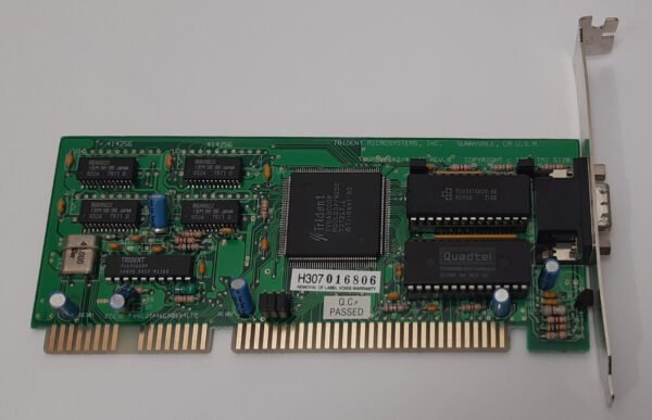 Trident 9016X2/4 LT2 REV. B ISA Grafikkarte (TVGA9000B, 512KB, retro, 1993) - Image 2
