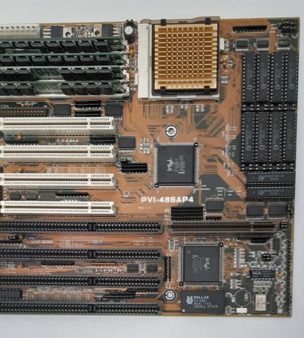 ASUS PVI-486AP4 VIP VLB ISA PCI 486 retro Mainboard + Cyrix 486DX2 66MHz + 16MB - Image 3