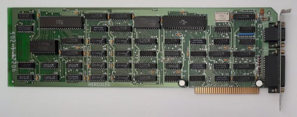 Hercules GB102 8-bit ISA Grafikkarte (HGC, monochrom, retro, 1985)