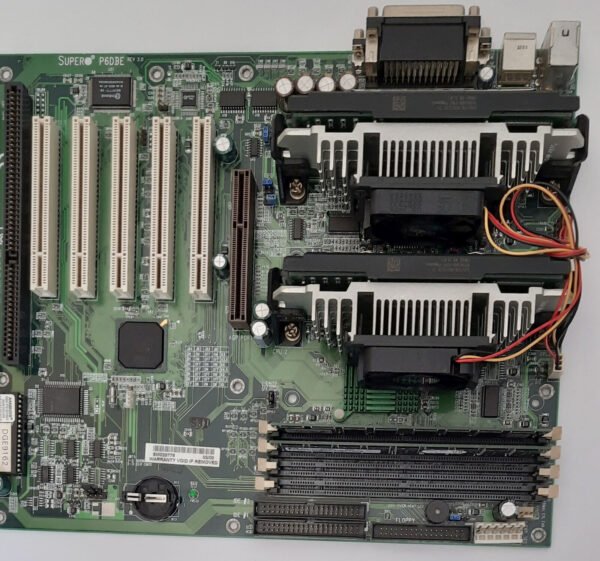 Supermicro P6DBE Dual Slot 1 ISA retro Mainboard + 2x Pentium III 550MHz + 256MB - Image 3