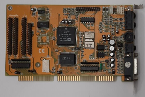 Typhoon Media Sound Advanced 16bit ISA Soundkarte (Opti 82C924, retro, 1996)