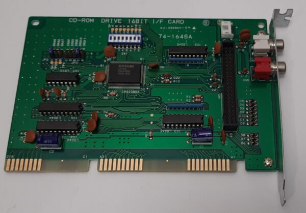 Mitsumi CD-ROM DRIVE 16BIT I/IF Card ISA Controller (74-1645A, retro, 1993) - Image 2