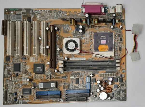ASUS A7V133 Sockel A AGP retro Mainboard + AMD Athlon 1000MHz + 256MB SD-RAM