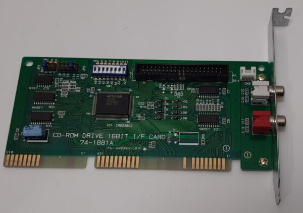 Mitsumi CD-ROM DRIVE 16BIT I/IF Card ISA Controller (74-1881A, retro, 1994) - Image 2