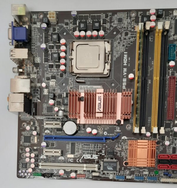 ASUS P5E-VM HDMI Sockel 775 retro Mainboard + Intel Core 2 Duo E8500 + 2GB RAM - Image 2