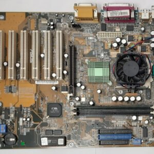 ASUS A7V-E Sockel A AGP retro Mainboard + AMD Athlon 750MHz + 256MB SD-RAM