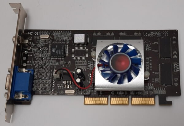 XELO GV-2MX00G-000 AGP Grafikkarte (nvidia GeForce2 MX400, 64MB, retro, 2003) - Image 2