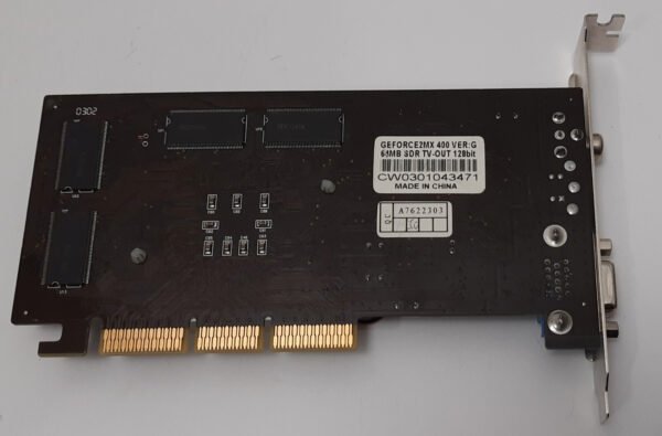 XELO GV-2MX00G-000 AGP Grafikkarte (nvidia GeForce2 MX400, 64MB, retro, 2003) - Image 4