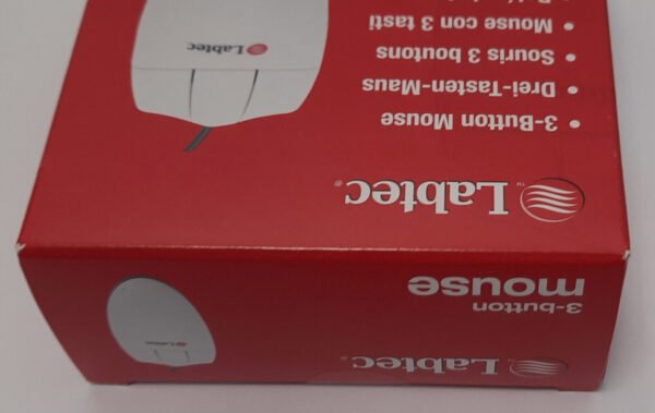 Labtec 3-Button Mouse PS/2 Maus (retro, NOS) - Image 3