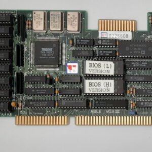 ABLE VGA III ISA Grafikkarte (Trident TVGA 8800CS, 512KB, EGA, VGA, retro, 1989)