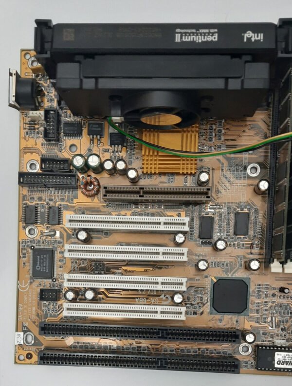 Gigabyte GA-6BA Slot 1 AGP ISA retro Mainboard + Pentium II 350MHz + 128MB RAM - Image 2