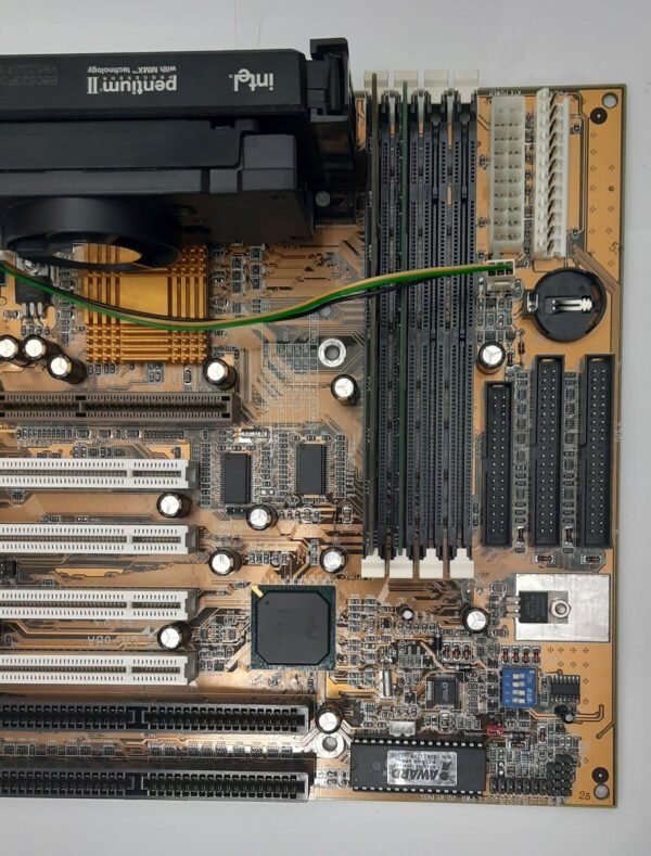Gigabyte GA-6BA Slot 1 AGP ISA retro Mainboard + Pentium II 350MHz + 128MB RAM - Image 3