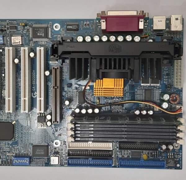 Gigabyte GA-BX2000+ Slot 1 ISA AGP retro Mainboard + Pentium III 600MHz + 128MB - Image 3